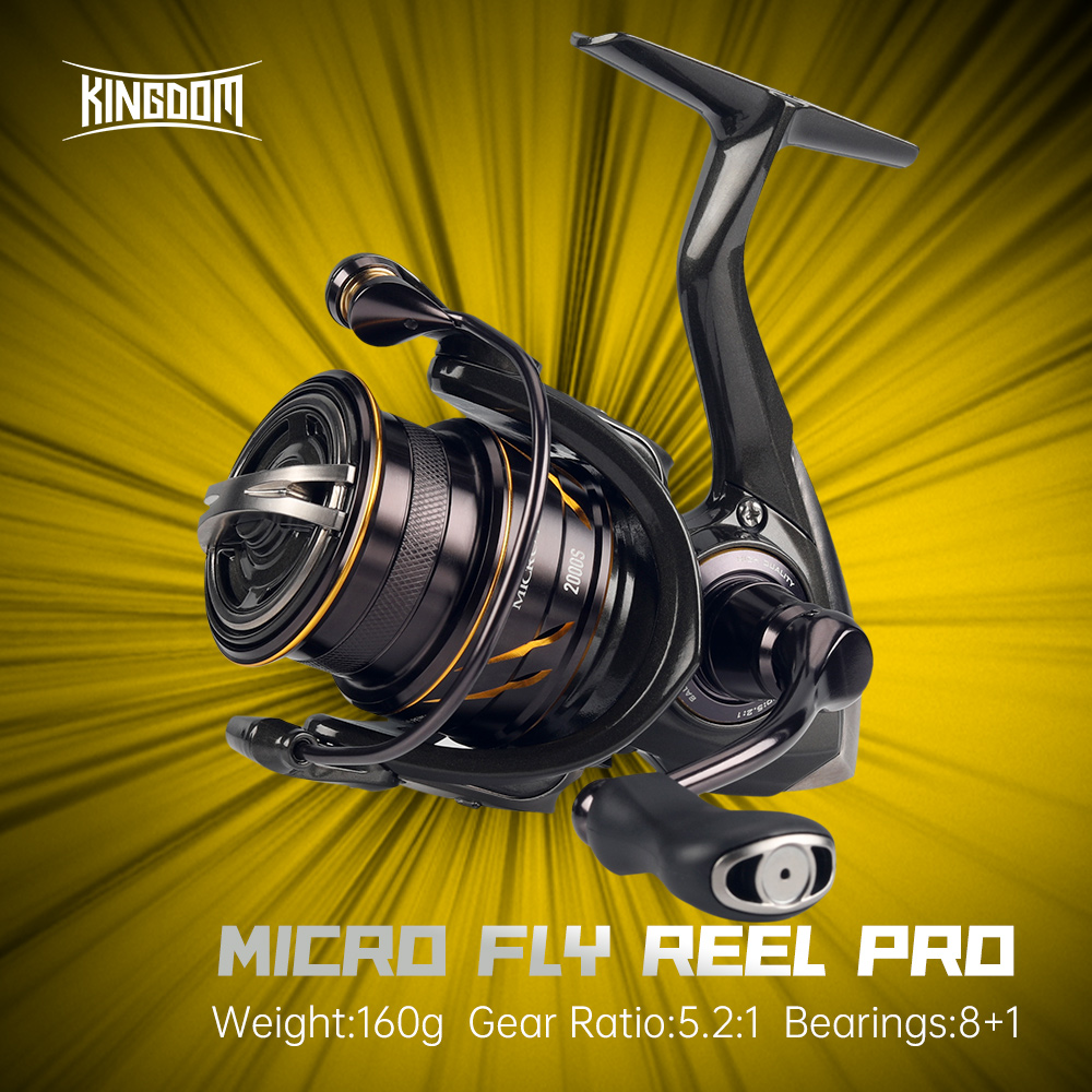 Kastking Reel Zephyr - بكرة صيد دوارة Kingdom Micro Fly
