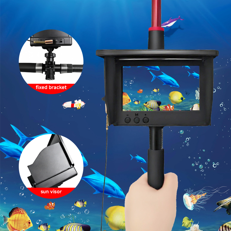 دودوسي 220 °   كاميرا الصيد تح - مراجعة Fishing Depth Finder وسعره
