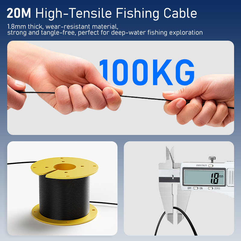 جهاز كشف الأسماك محمول بشاشة L - مراجعة Fishing Camera وسعره