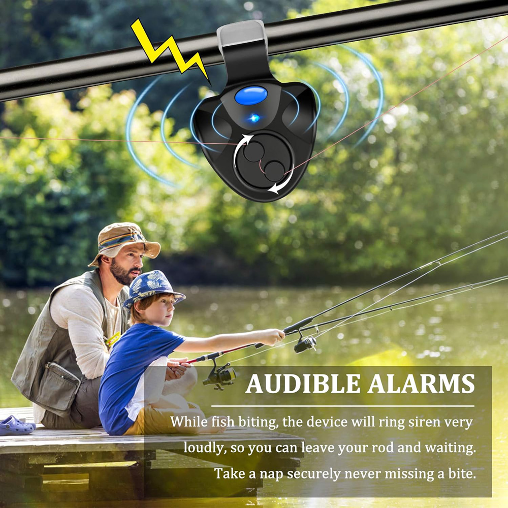 مجموعة مشابك صيد الكارب مع مؤش - مراجعة Fish Alarm وسعره