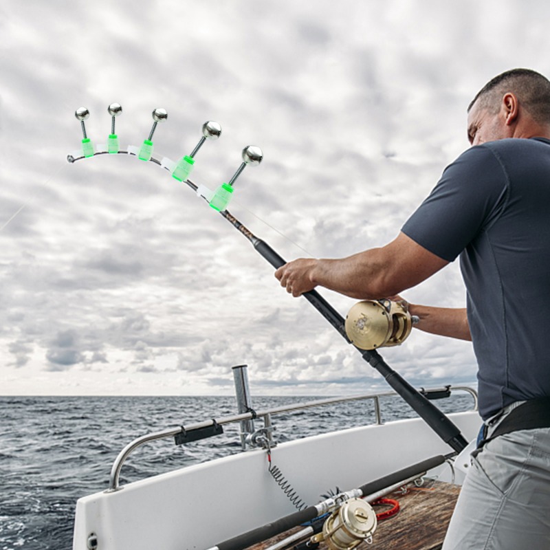 جرس صيد السمك الحلزوني بمشبك،  - مراجعة Fish Alarm وسعره